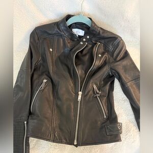 Reiss Leather Jacket NWT size us 4
